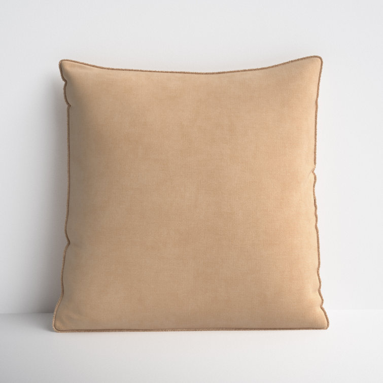 Fiddlewood Fringed Cotton Pillow Cover Joss & Main
